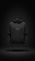 Embroidered Midnight Hoodie