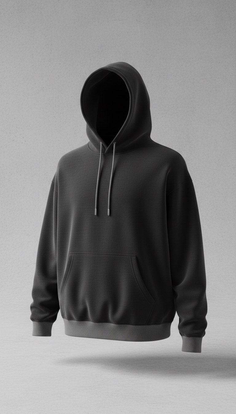 Onyx cotton-blend street hoodie